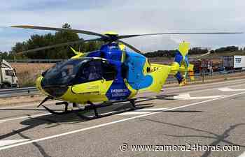 Cinco heridos tras salirse de la carretera un turismo en Zamora - Zamora24horas.com