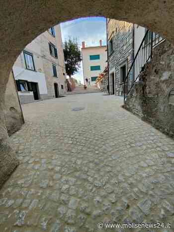 Capracotta, terminati i lavori di sistemazione della pavimentazione di via Arco - Molise News 24