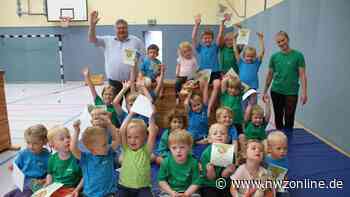 Leichtathletik-Minis in Garrel: Kleine Sportler freuen sich über Abzeichen - Nordwest-Zeitung