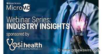 Yosi Health to Host "Reducing Physician and Staff Burnout" Webinar
