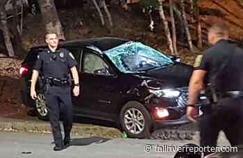 Fall River Police, Fire Departments respond to rollover on Slade Street - Fall River Reporter