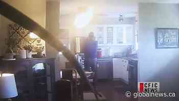 Kamloops B.C. realtor caught on camera drinking milk from client’s fridge - Global News