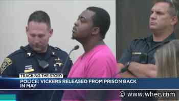 Accused cop killer Vickers was released from a Massachusetts prison two months ago