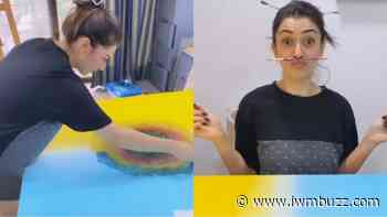 Secret Talent Revealed: Hansika Motwani is an expert painter, check out her artwork - IWMBuzz