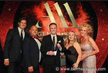 Barrhead Travel sweeps the floor at Agent Achievement Awards - Barrhead News