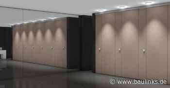 Raumhohe WC-Trennwände mit berührungslosem Türsystem Look&Wave