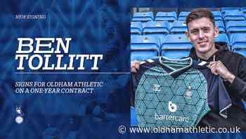 Winger Tollitt Joins Latics - News - oldhamathletic.co.uk
