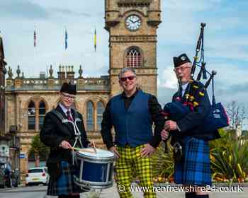 Renfrew set to welcome pipers and drummers to town today - Renfrewshire News
