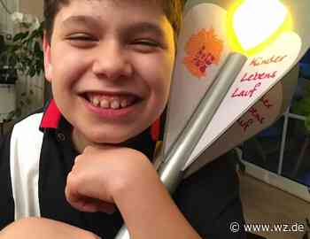 Kinderlebenslauf für Hospiz-Bewegung macht Pause in Hilden - Westdeutsche Zeitung