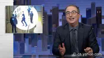 John Oliver Returns to Brutally Roast Josh Hawley Over Jan. 6 Fleeing Video - Yahoo Canada