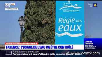 Pays de Fayence: un arrêté pour limiter la consommation d'eau - BFMTV