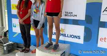 Aalsterse Jelle Guisset (12) Belgisch kampioene op zwemtornooi in Genk - Het Laatste Nieuws