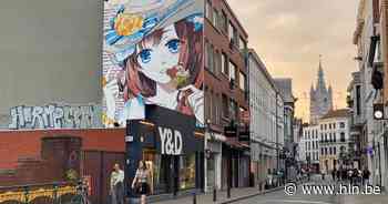 Gent is net wat Japanser geworden: nieuwe muurschildering in Manga-stijl siert centrum Gent - Het Laatste Nieuws
