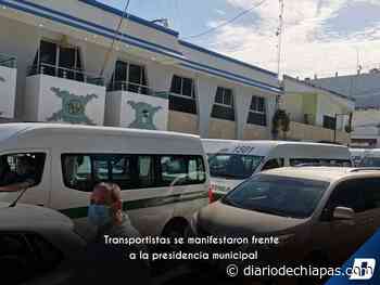 AMOTAC exige concesiones en Palenque - Diario de Chiapas