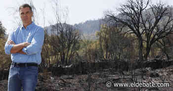 Críticas a Pedro Sánchez por su fotografía frente al paisaje calcinado de Cáceres - El Debate