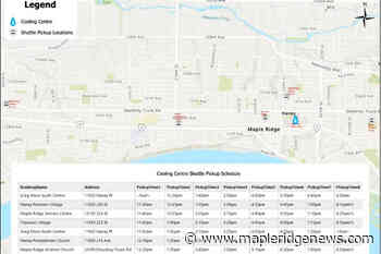 Shuttle bus in operation to cooling centre in Maple Ridge - Maple Ridge News