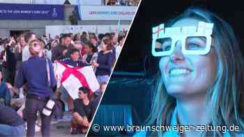 "It's coming home": Englische Halbfinal-Party am Trafalgar Square