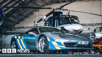 Czech police add Ferrari taken from criminals to fleet