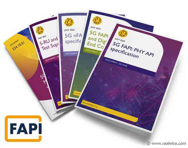 Small Cell Forum releases updated 5G FAPI and 5G nFAPI specs, extending the feature sets - including NR positioning and 7.2x FH status awareness
