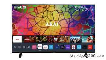 Akai webOS Smart LED TV Series Launched in India in 4 Sizes: Price, Specifications, Features