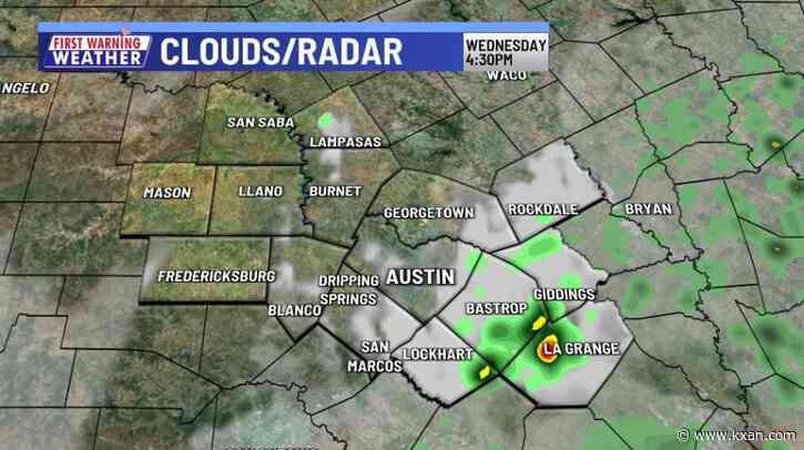 A few isolated showers?! It sure is possible