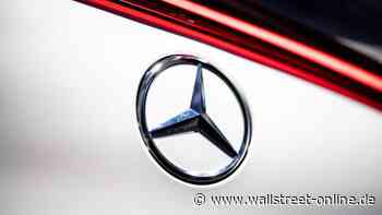 Autobauer mit Quartalszahlen : Mercedes-Benz: Hammer-Zahlen! Prognose angehoben – Aktie deutlich im Plus