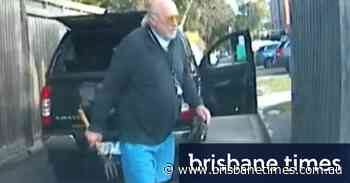 Dash cam footage captures road-rage incident with footy legend - Brisbane Times