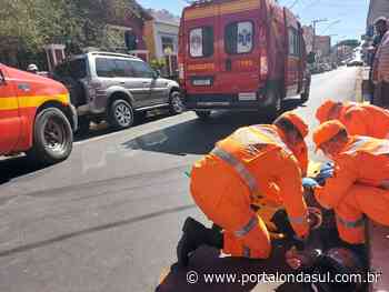Acidente deixa motociclista ferido em Alfenas - Portal Onda Sul - Portal Onda Sul