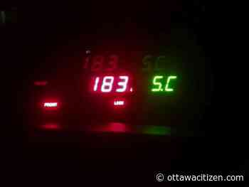 Gatineau motorcyclist clocked at 183 km/h on Des Allumettières Boulevard