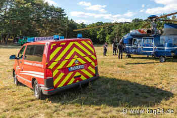Waldbrand in Lieberoser Heide wütet weiter: 50 Hektar in Flammen - TAG24