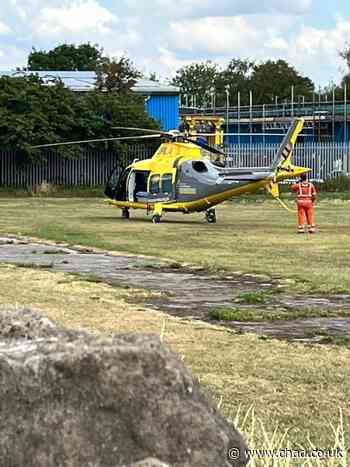 Air ambulance lands in Sutton park following call to medical emergency - Mansfield and Ashfield Chad
