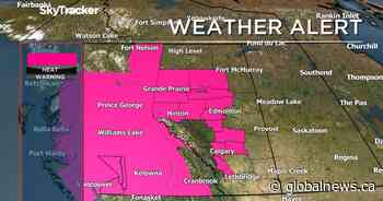 Much of Alberta under heat warnings, including Edmonton and Calgary