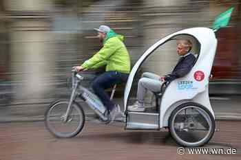 Rikschas als Busersatz in der City