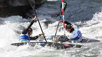 Probleme durch fehlendes Wasser: Kanuslalom-WM - Weltelite zu Gast in Augsburg - Sportschau