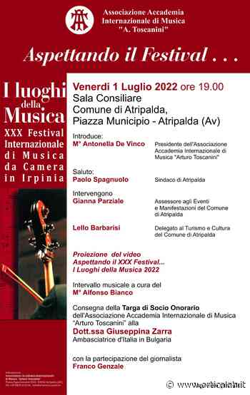 “Aspettando il Festival…”, il primo luglio ad Atripalda con l’Accademia Toscanini - Orticalab