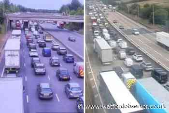 Recap of M25 traffic after crash causes delays