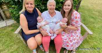 Tweeling Noor en Nina zorgt voor dubbel viergeslacht - Het Laatste Nieuws