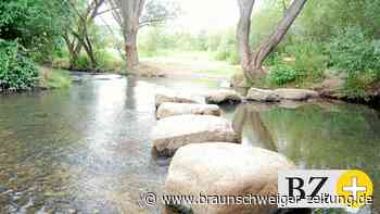 Die Furt in der Schunter: Balancieren oder eintauchen