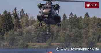 Laupheimer Hubschrauber kämpfen gegen Waldbrände im brandenburgischen Falkenberg - Schwäbische