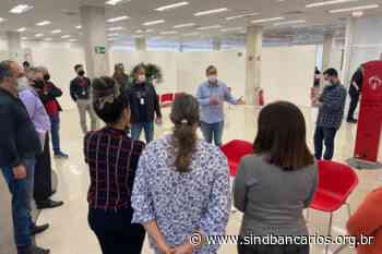 SindBancários realiza caravana de mobilização para campanha salarial em Canoas, Esteio e Sapucaia do Sul. - Sindicato dos Bancários de Porto Alegre e Região - SindBancários