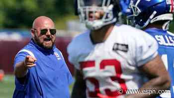 Revamped Giants 'starting to crawl,' says Daboll