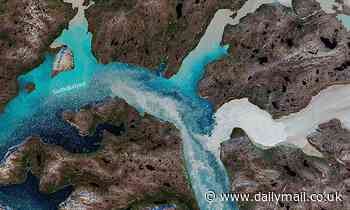 Startling satellite images show 'spike melt' of ice in Greenland over three days