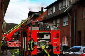 Dachstuhl-Brand in Wolbeck