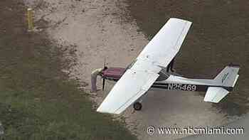 Small Plane Makes Emergency Landing on Tamiami Trail