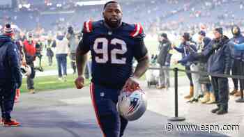 Patriots extend DT Godchaux for 2 years, $20.8M