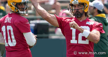 Aaron Rodgers jokes about going from Davante Adams to Allan Lazard - msnNOW