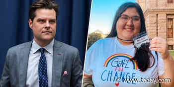 A teen says she was body-shamed by Rep. Matt Gaetz. She took it as an opportunity
