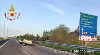 Auto contromano sulla SS671: incidente all'alba a Curno - foto - Valseriana News