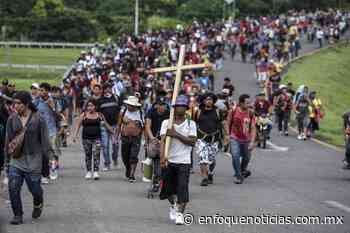 Avanza caravana de migrantes de Tapachula hacia Huixtla, Chiapas - Enfoque Noticias