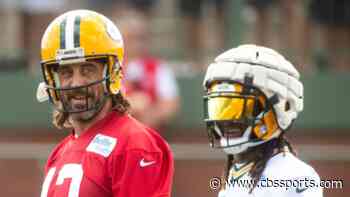 Aaron Rodgers has fun with Davante Adams' recent Hall of Fame comment, exudes confidence in Allen Lazard